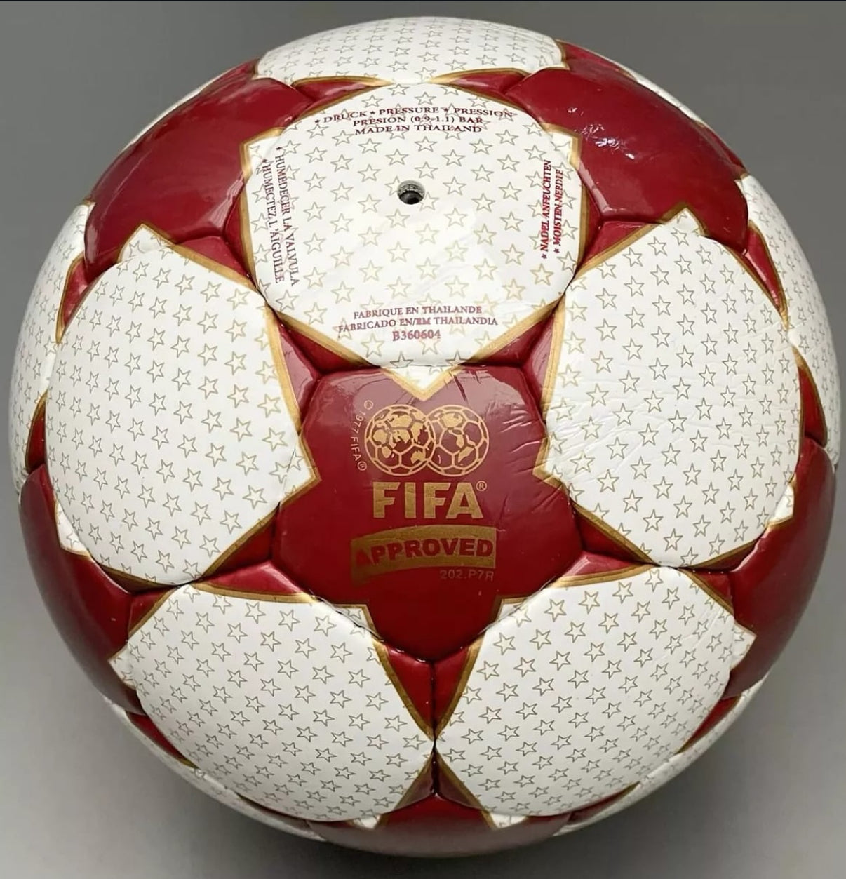 Pelota de Fútbol UEFA Champions League 2004/05 - Réplica