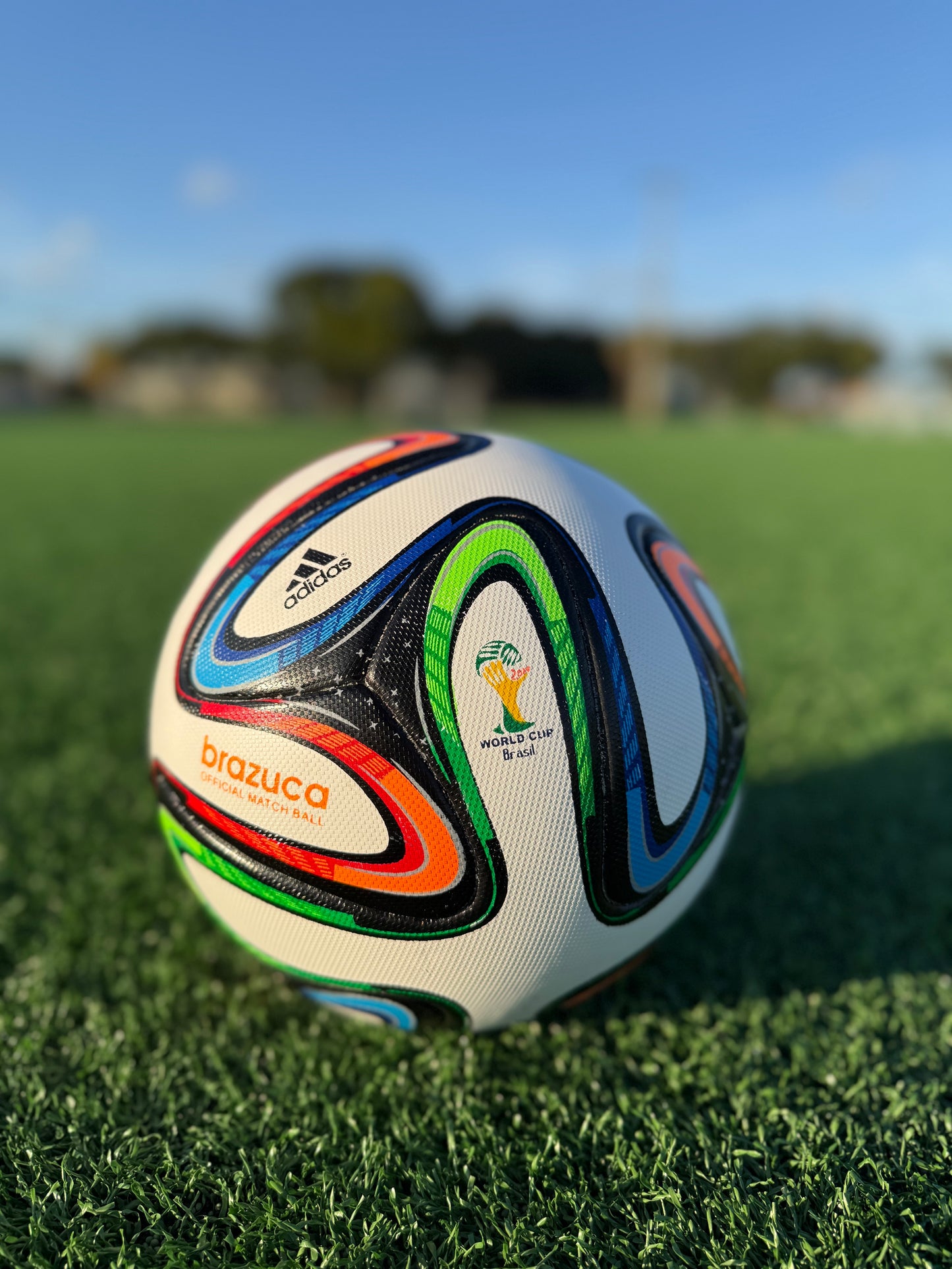 🇧🇷 Adidas Brazuca Soccer Ball World Cup Brazil 2014 – Official Match Replica