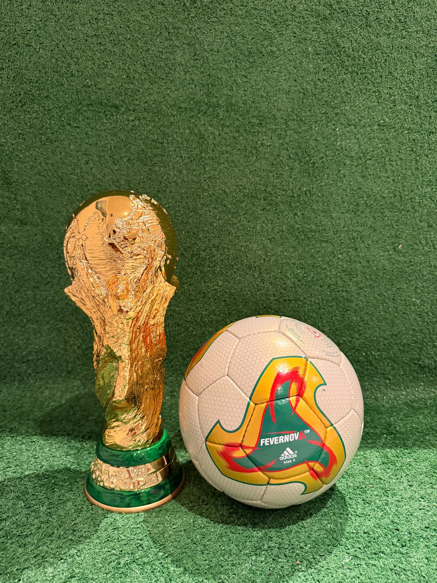 🇰🇷🇯🇵 Adidas Fevernova Soccer Ball World Cup Korea/Japan 2002 – Official Match Replica