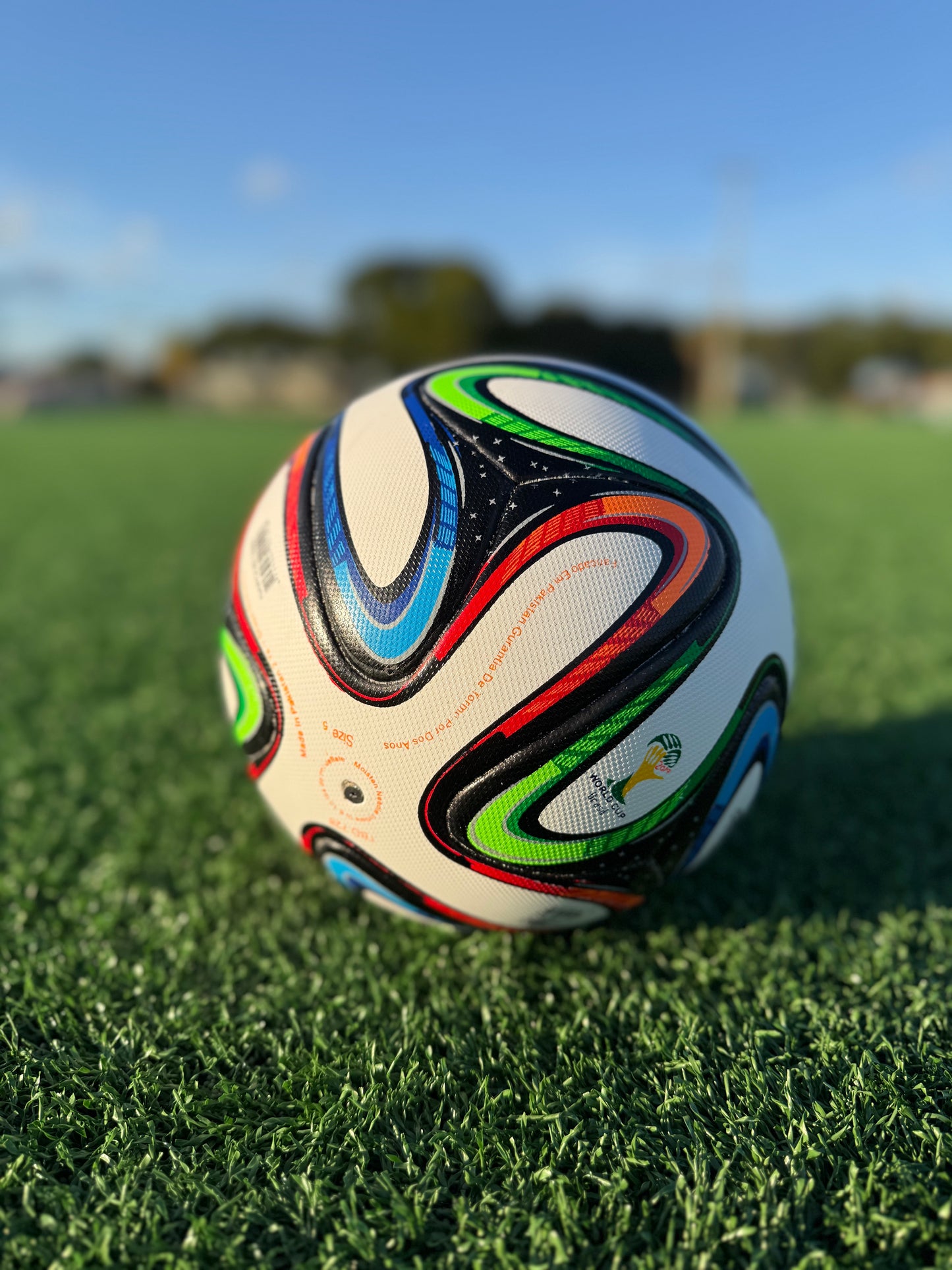 🇧🇷 Adidas Brazuca Soccer Ball World Cup Brazil 2014 – Official Match Replica