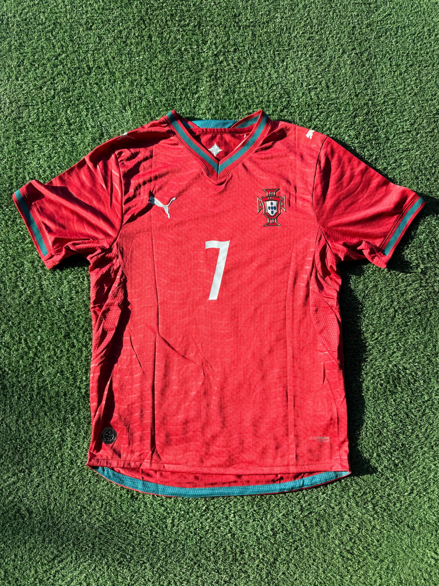 Camiseta Portugal #7 Cristiano Ronaldo – Versión Jugador Mundial 2026 (Ajuste Slim – Se recomienda pedir una talla más)